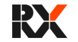 The letter R and X to form the RX Global logo